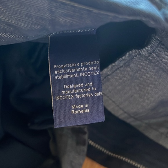 INCOTEX NWT Italy Slim Fit 100% Cotton Trousers Chino Pants size 52 - Picture 8 of 17